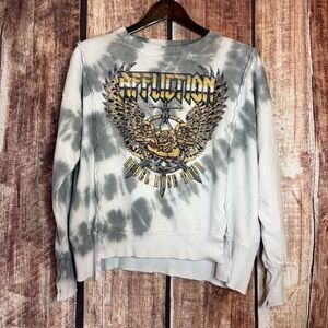Affliction distressed oversized Sweatshirt